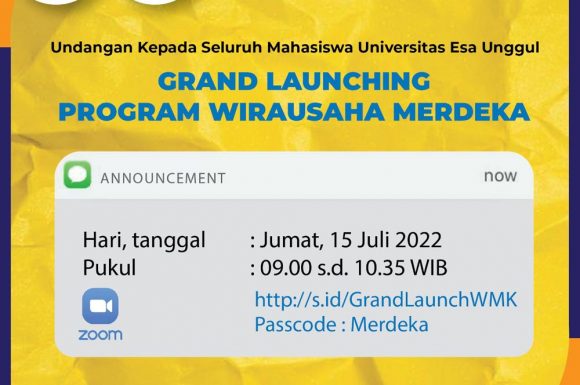 Grand Launching Wirausaha Merdeka 2022